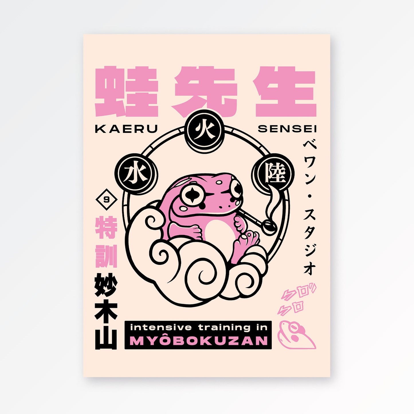 Poster - Kaeru Sensei