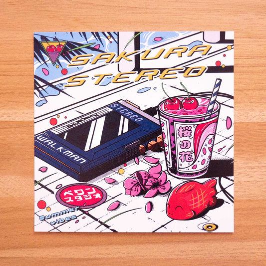 Carte postale - Sakura Stereo