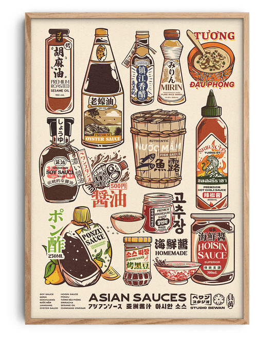 Affiche - Asian Sauces