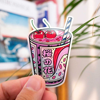 Sticker - Bubble Tea Sakura