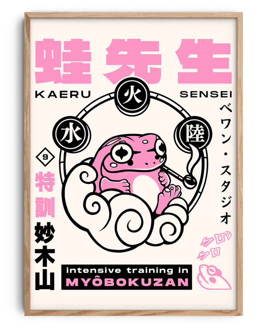 Poster - Kaeru Sensei