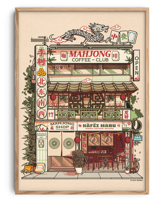 Affiche - Mah-jong Club