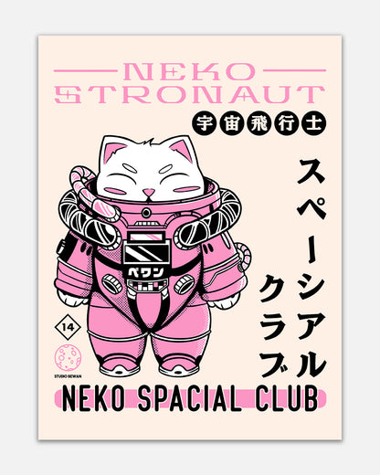 Poster - Nekostronaut