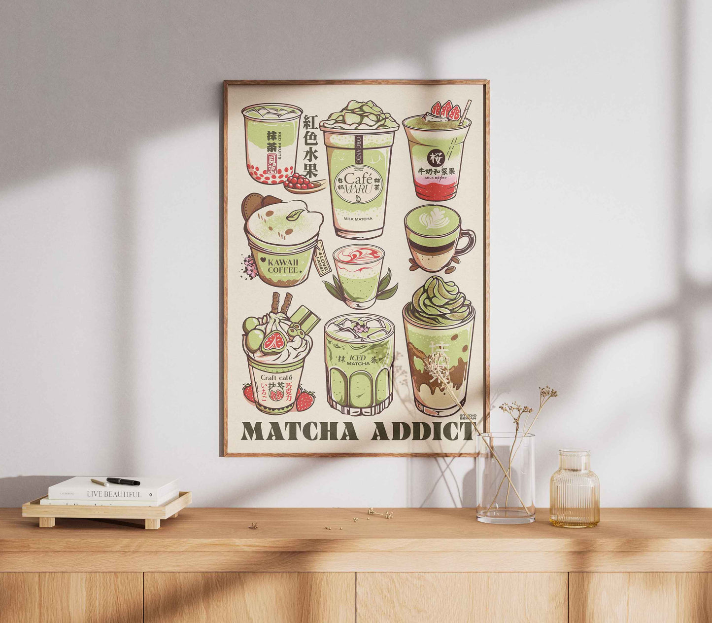 Affiche - Matcha addict