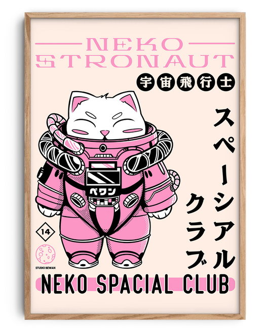 Poster - Nekostronaut